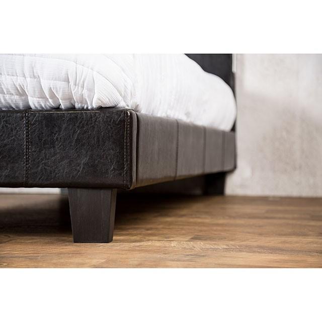 Evans Bed Espresso & Pink - Olympia Furniture (Saint George, Utah)