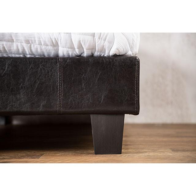 Evans Bed Espresso & Pink - Olympia Furniture (Saint George, Utah)