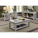 Meadow Antique White Sofa Table - Olympia Furniture (Saint George, Utah)
