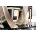 NOVA Silver/Black Dining Table - Olympia Furniture (Saint George, Utah)
