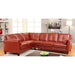 PEEVER Mahogany Red Sectional, Mahogany Red (K/D) - Olympia Furniture (Saint George, Utah)
