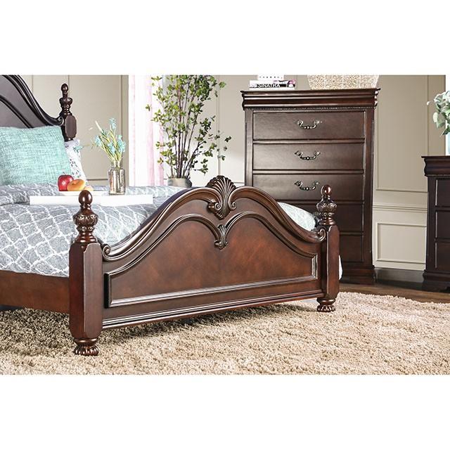 Mandura Cherry Queen Bed - Olympia Furniture (Saint George, Utah)