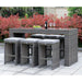 Ismay Gray Bar Stool (6/CTN) - Olympia Furniture (Saint George, Utah)