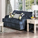 Jayda Navy Love Seat - Olympia Furniture (Saint George, Utah)