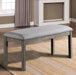 LAQUILA Bench, Gray - Olympia Furniture (Saint George, Utah)