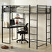 Sherman Silver/Gun Metal Full & Queen Bed w/ Workstation - Olympia Furniture (Saint George, Utah)