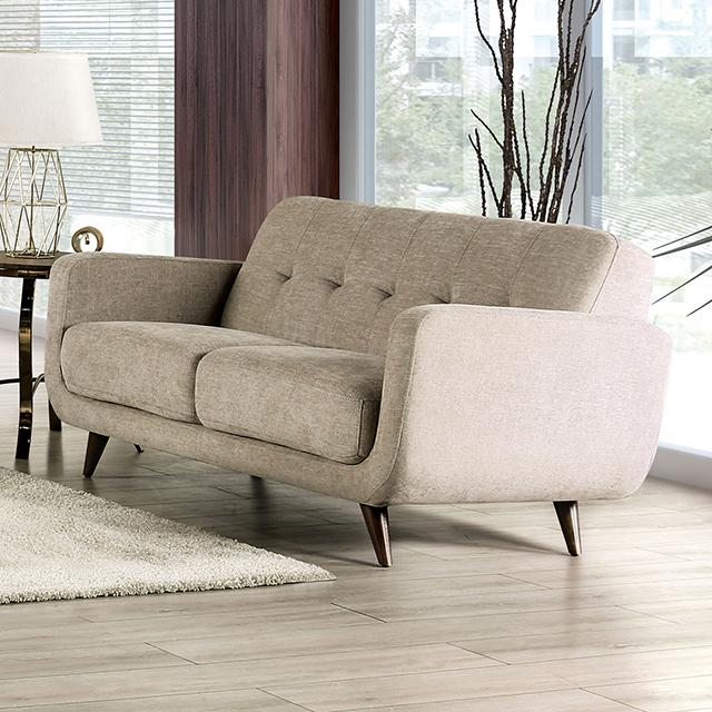 SIEGEN Loveseat, Beige - Olympia Furniture (Saint George, Utah)