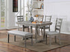 LAQUILA Bench, Gray - Olympia Furniture (Saint George, Utah)