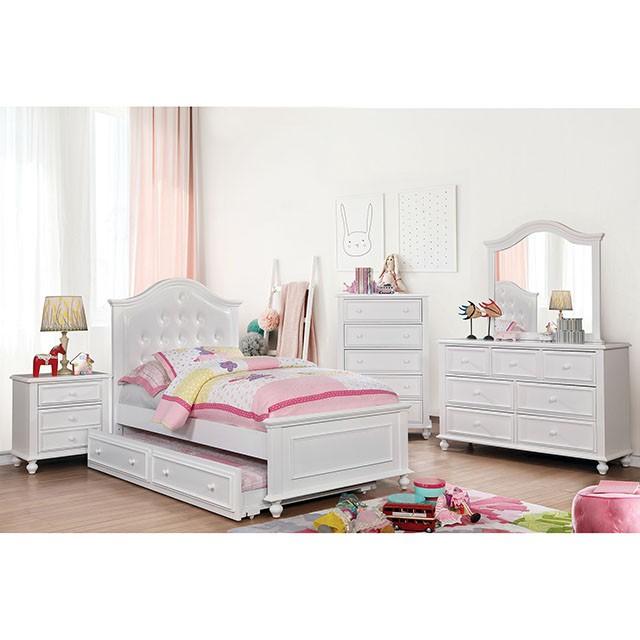 OLIVIA White Trundle - Olympia Furniture (Saint George, Utah)