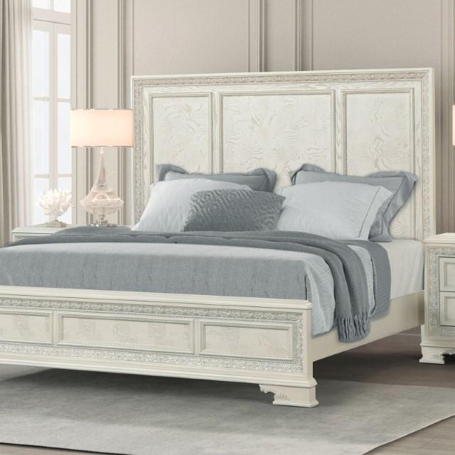Stella Mia 4 Pc 5 Pc Queen Bedroom Set White - Olympia Furniture (Saint George, Utah)