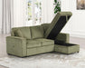 Yves Sectional Green - Olympia Furniture (Saint George, Utah)