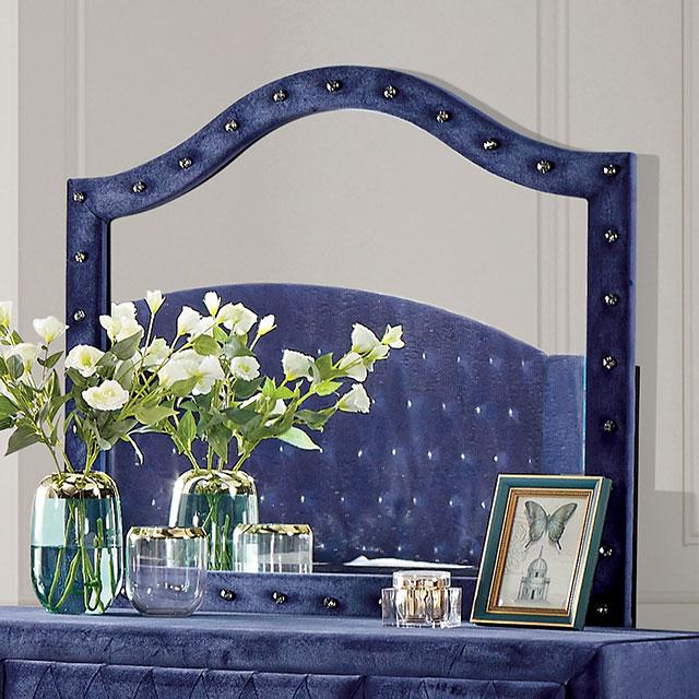 Alzire Black & Blue Mirror - Olympia Furniture (Saint George, Utah)