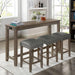 Caerleon 3 & 4 Piece Counter Ht. Set Gray & Blue - Olympia Furniture (Saint George, Utah)