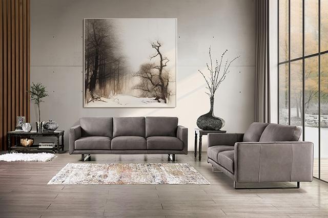 Mezzanotte Loveseat Gray - Olympia Furniture (Saint George, Utah)