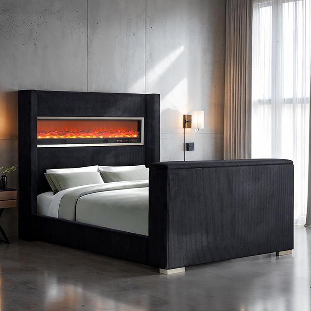 Sumter Bed Black & Grey - Olympia Furniture (Saint George, Utah)