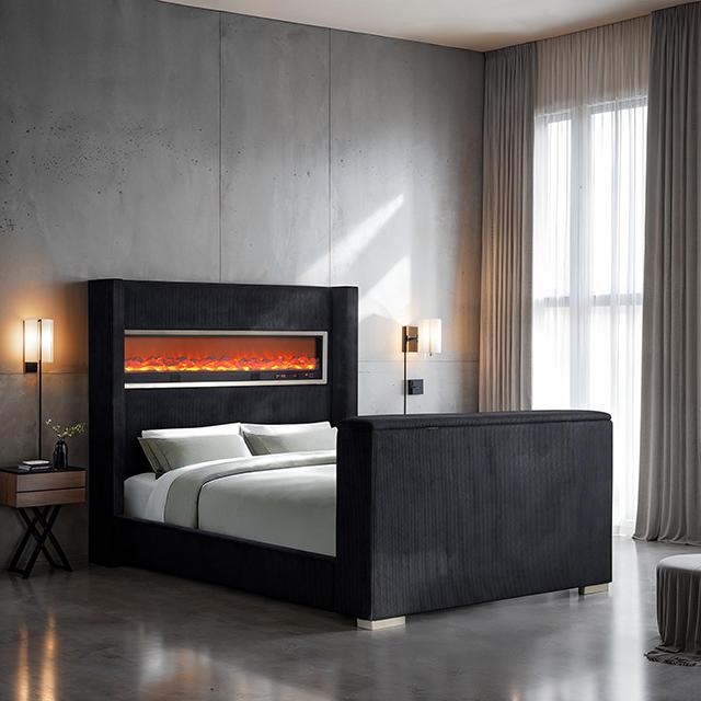 Sumter Bed Black & Grey - Olympia Furniture (Saint George, Utah)