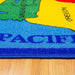 ABBEY Us Map 5' X 8' Area Rug - Olympia Furniture (Saint George, Utah)