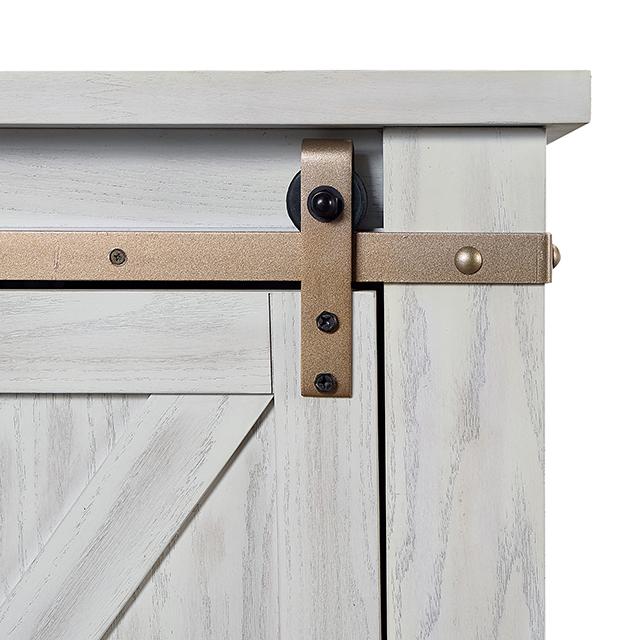 BORREGO TV Stand, Antique White - Olympia Furniture (Saint George, Utah)