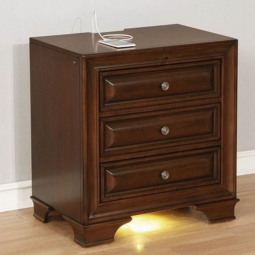 Brandt Brown Cherry Night Stand - Olympia Furniture (Saint George, Utah)