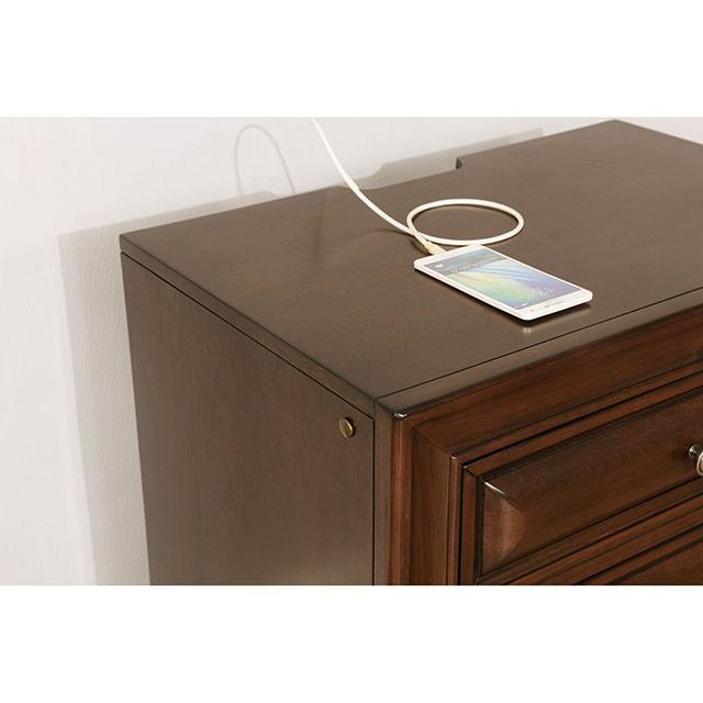 Brandt Brown Cherry Night Stand - Olympia Furniture (Saint George, Utah)