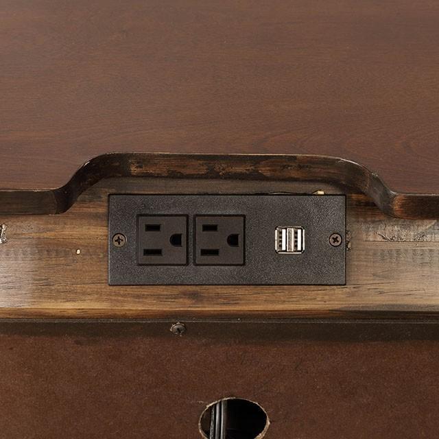 Brandt Brown Cherry Night Stand - Olympia Furniture (Saint George, Utah)