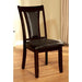 BRENT Dark Cherry/Espresso Side Chair (2/CTN) - Olympia Furniture (Saint George, Utah)