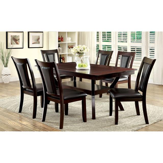 BRENT Dark Cherry/Espresso Side Chair (2/CTN) - Olympia Furniture (Saint George, Utah)
