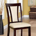BRENT Dark Cherry/Ivory Side Chair (2/CTN) - Olympia Furniture (Saint George, Utah)