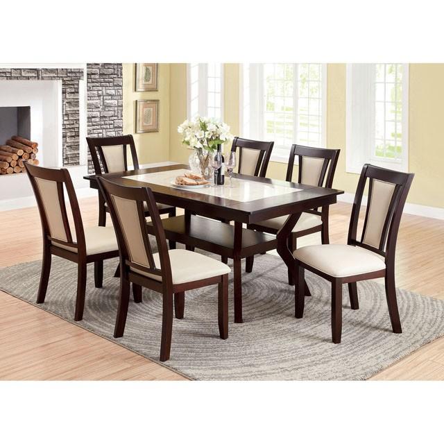 Brent 7 Pc Dining Table Set - Olympia Furniture (Saint George, Utah)