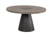 Broager 5 Pc Dining Table Set (Light Gray Caster Chairs) - Olympia Furniture (Saint George, Utah)