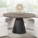 Broager 5 Pc Dining Table Set (Light Gray Caster Chairs) - Olympia Furniture (Saint George, Utah)