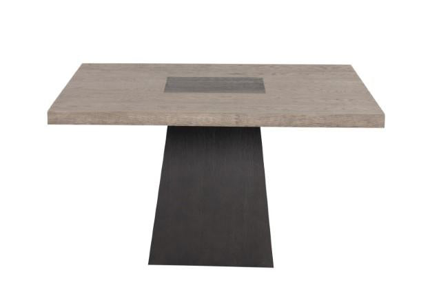 Broager 5 Pc Dining Table Set (White Swivel Chairs) - Olympia Furniture (Saint George, Utah)