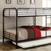 BROCKET Black Metal Full/Full Bunk Bed - Olympia Furniture (Saint George, Utah)