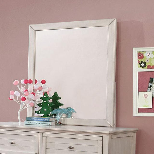 Brogan Antique White Mirror - Olympia Furniture (Saint George, Utah)