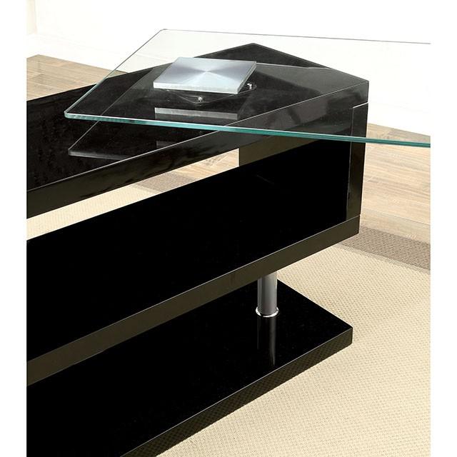 BRONWEN Black Desk - Olympia Furniture (Saint George, Utah)