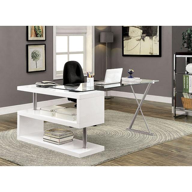 BRONWEN White Desk - Olympia Furniture (Saint George, Utah)