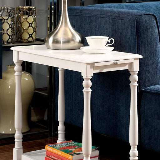 DEERING White Side Table - Olympia Furniture (Saint George, Utah)