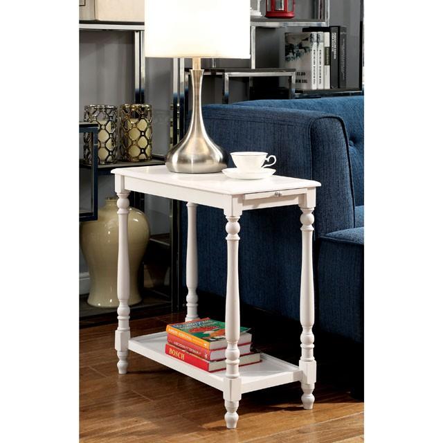 DEERING White Side Table - Olympia Furniture (Saint George, Utah)