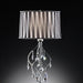 Arya Black/Chrome Table Lamp, Hanging Crystal - Olympia Furniture (Saint George, Utah)