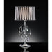 Arya Black/Chrome Table Lamp, Hanging Crystal - Olympia Furniture (Saint George, Utah)
