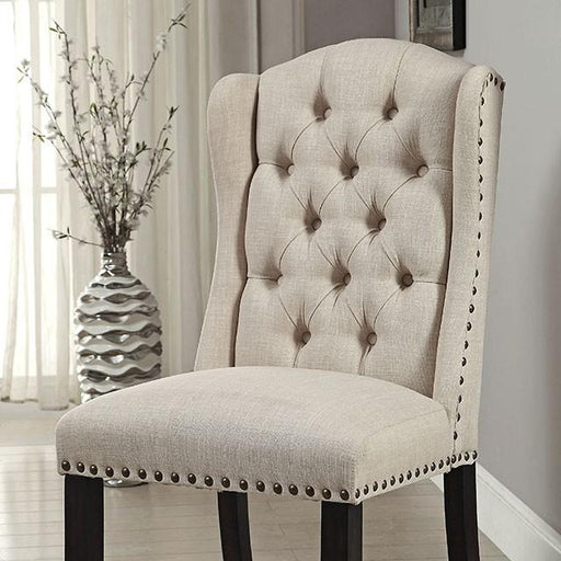 Wingback Chair, Beige (2/CTN) - Olympia Furniture (Saint George, Utah)