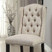 Wingback Chair, Beige (2/CTN) - Olympia Furniture (Saint George, Utah)