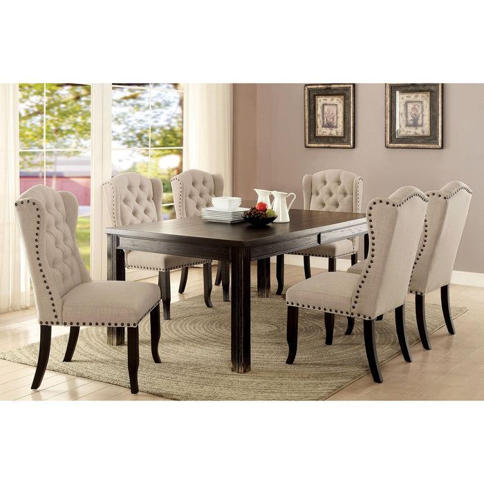 Wingback Chair, Beige (2/CTN) - Olympia Furniture (Saint George, Utah)