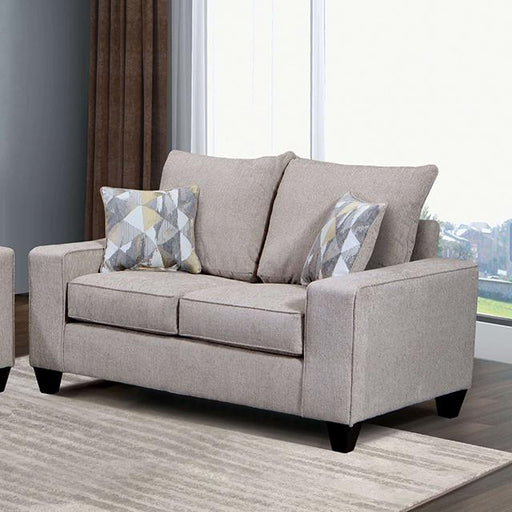 WEST ACTION Loveseat, Beige - Olympia Furniture (Saint George, Utah)