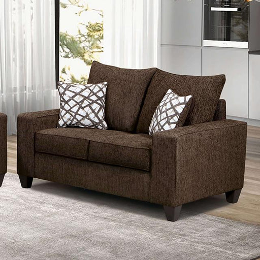 WEST ACTION Loveseat, Chocolate - Olympia Furniture (Saint George, Utah)