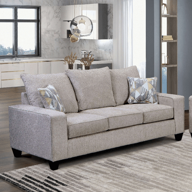 WEST ACTION Sofa, Beige - Olympia Furniture (Saint George, Utah)