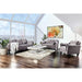 YSABEL Warm Gray Love Seat, Warm Gray (K/D) - Olympia Furniture (Saint George, Utah)