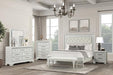 Stella Mia E.King & Queen Bed White & White - Olympia Furniture (Saint George, Utah)