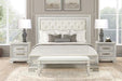 Stella Mia E.King & Queen Bed White & White - Olympia Furniture (Saint George, Utah)