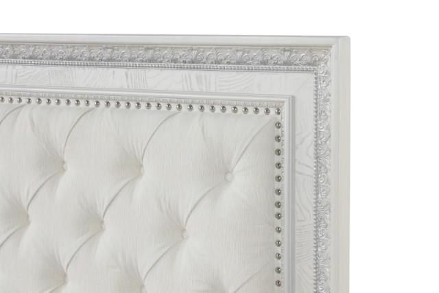 Stella Mia E.King & Queen Bed White & White - Olympia Furniture (Saint George, Utah)